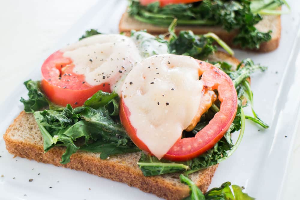 Master the 5-Minute Melted Kale Arugula Cheese Sandwich